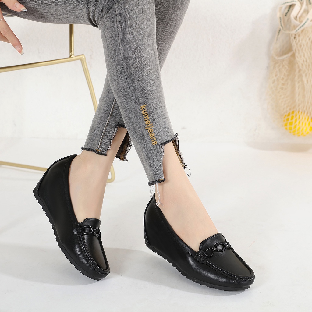 JISO LOLI-24 / Sepatu Kerja Wanita / Sepatu Wedges Wanita