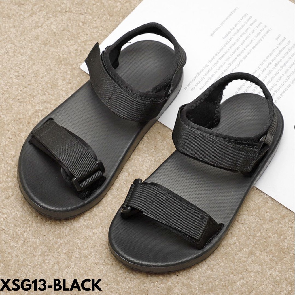 SANDAL WANITA SLING BACK MODE GUNUNG KEREN BAHAN RUBBER COMBI CANVAS IMPORT SG13