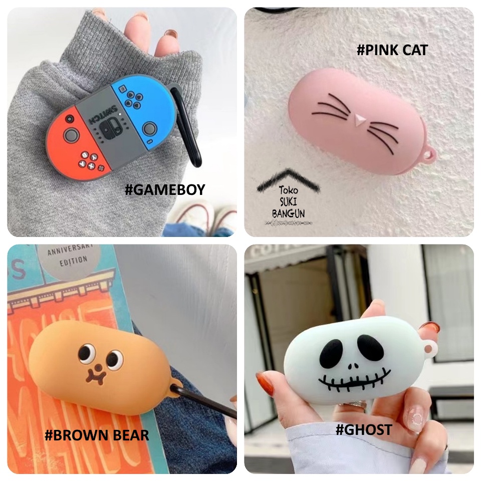 Case Samsung Galaxy Buds &amp; Buds Plus Buds+ CUTE CARTOON Cover Silicone