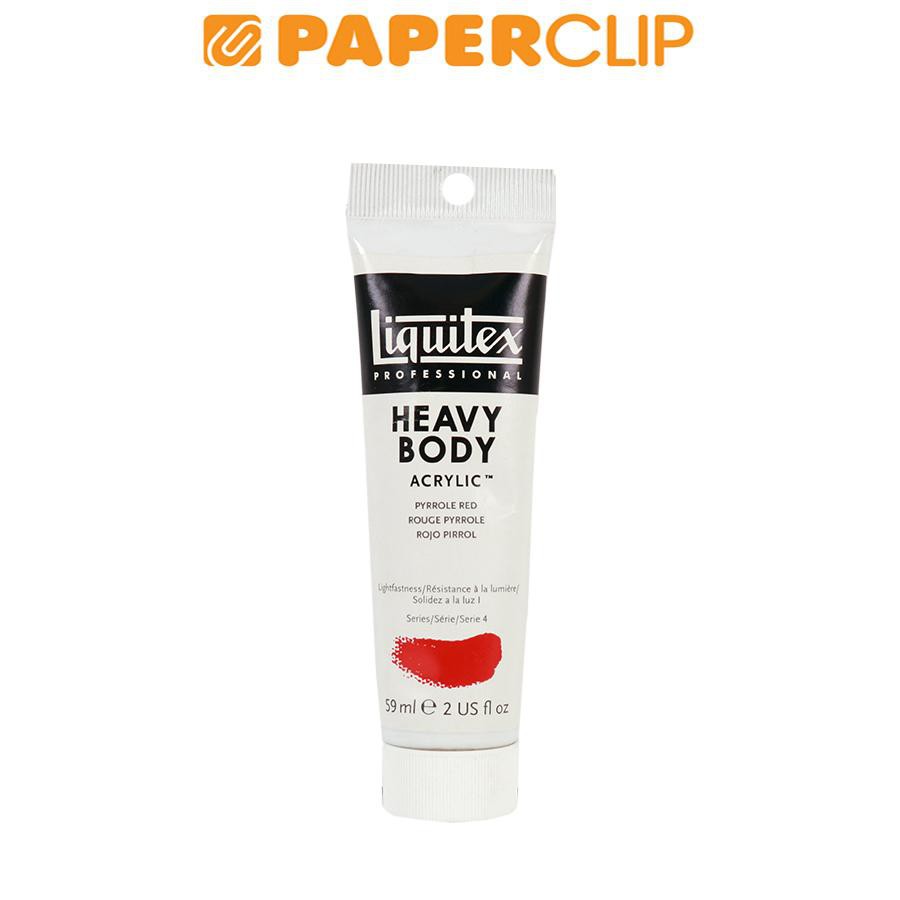 

ACRYLIC LIQUITEX HEAVY BODY S4 59ML PYRROLE RED 1045321