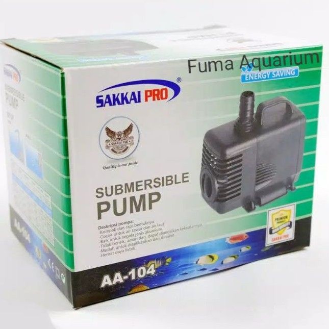 SAKKAI PRO AA-104 Pompa Kolam Aquarium Hidroponik Water Pump Power Head Submersible Pump