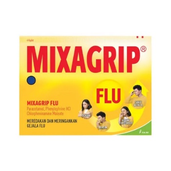 MIXAGRIP FLU &amp; BATUK | MIXAGRIP FLU ISI 4 KAPLET OBAT FLU PILEK BATUK