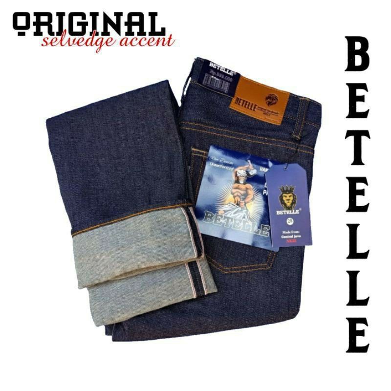 CELANA DENIM SELVEDGE panjang kualitas