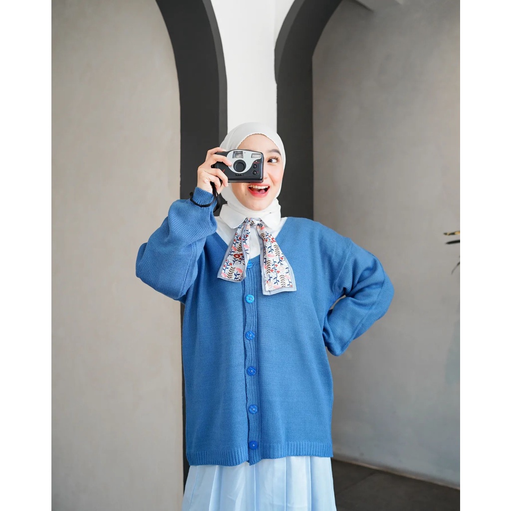 ZAERA CARDY - ATASAN WANITA - CARDIGAN - KOREAN STYLE