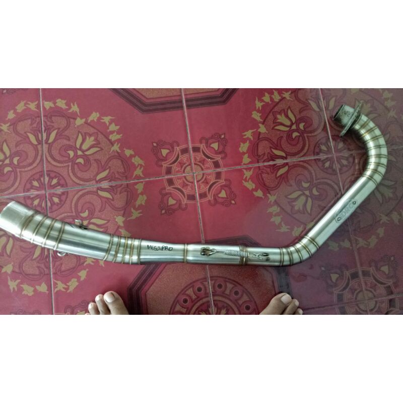 LEHER STAINLESS MEGAPRO GL CB KNALPOT DRC