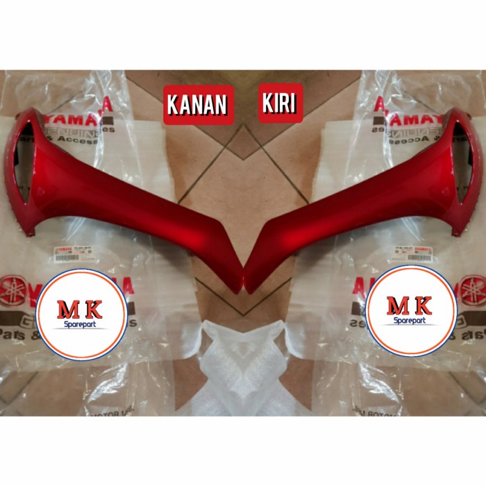 SAYAP DEPAN FINO FI 125 KANAN KIRI MERAH MARUN ORIGINAL YAMAHA