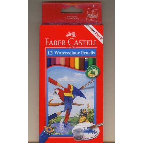 

Promo PENSIL WARNA FABER CASTELL WATERCOLOUR 12 PANJANG Spesial