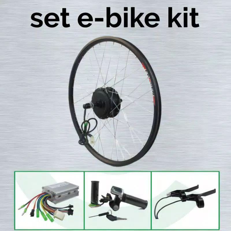 dinamo motor | set e bike kit | 36v 350w ring 26 sepeda listrik