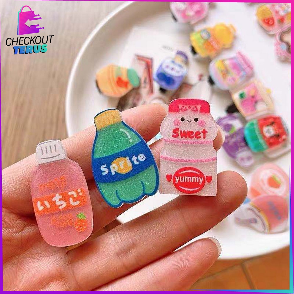 CT C315 C316 Jepit Rambut Anak Perempuan 10PCS  SET - Jepitan Rambut Anak Motif Karakter Kartun Hair Clip Anak Cewek Jepit Rambut Lucu