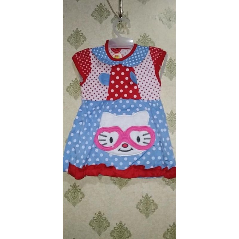 dress baju anak cewek/wanita umur 2-3 tahun