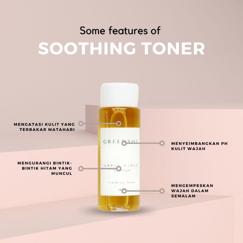 Shooting Toner By Greenshe / Toner apel / Toner Greenshe