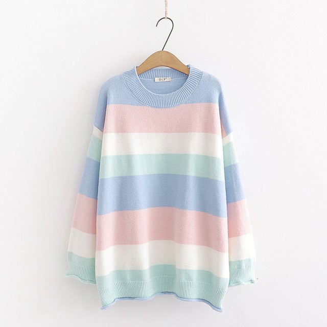 Sweater Rajut Pastel / Sweater Rajut Wanita / Knit Sweater / Atasan Rajut Wanita