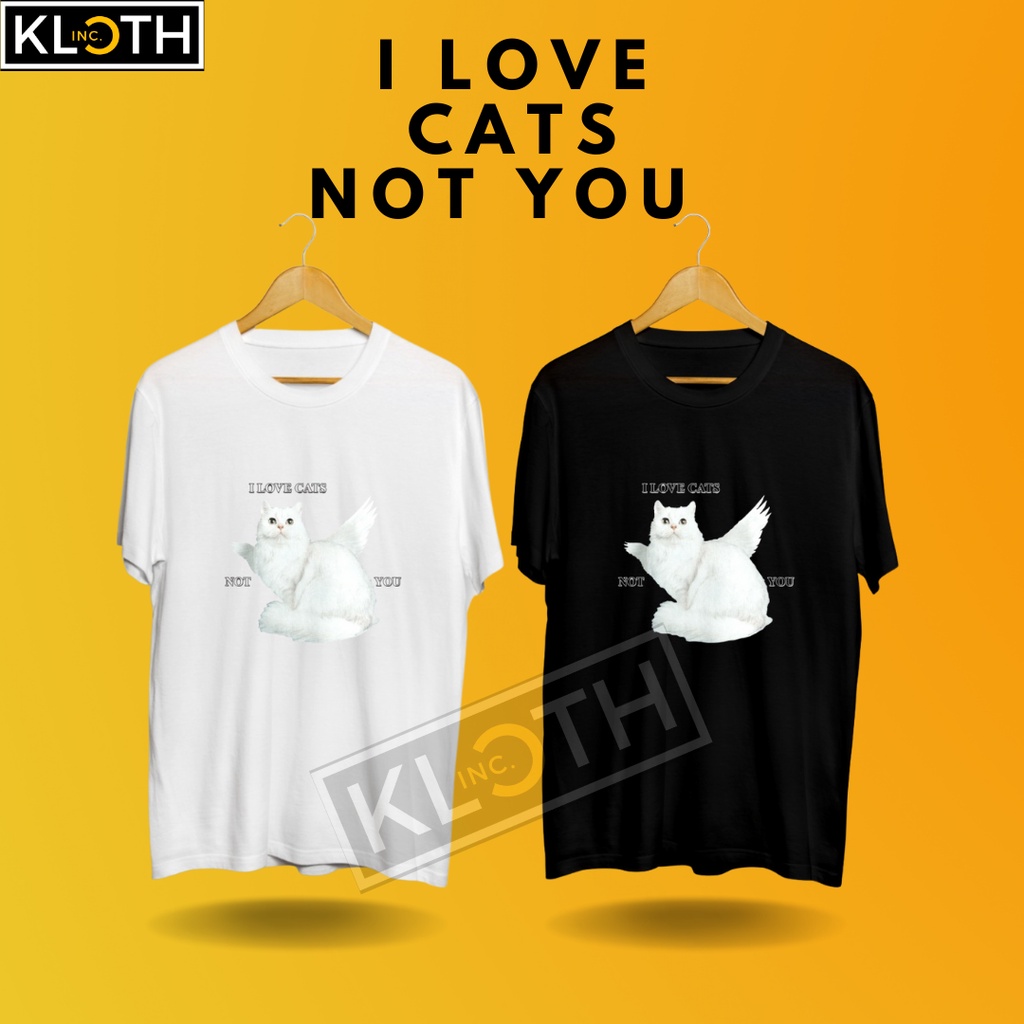 [NCT] Kaos NCT I Love Cats Jaemin Jisung Gambar Cotton 24s Premium Bisa Upgrade Lengan Panjang