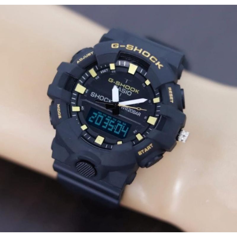 Jam Tangan Sport GA800 Jam Tangan Dualtime Tahan Air