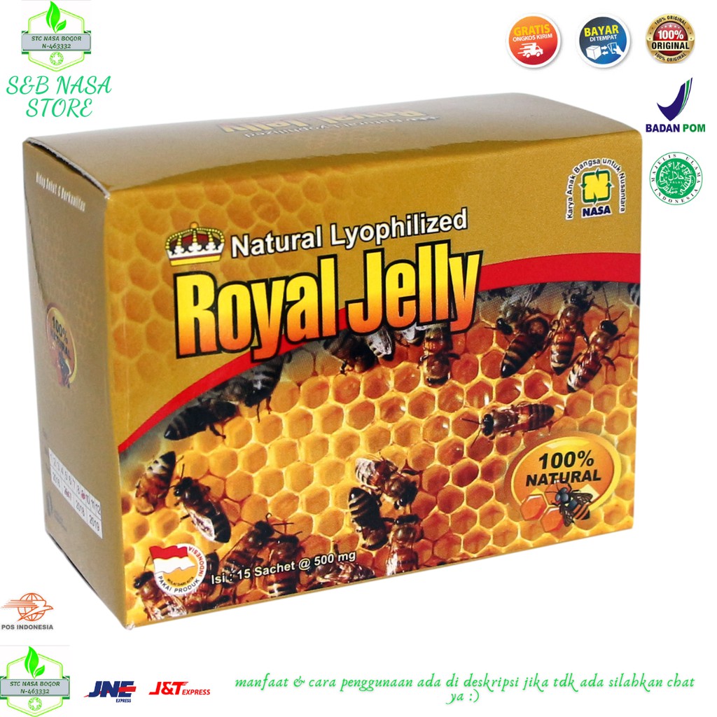 

Natural Royal Jelly NASA Menjaga Kekebalan Tubuh Dan Penyubur Kandungan