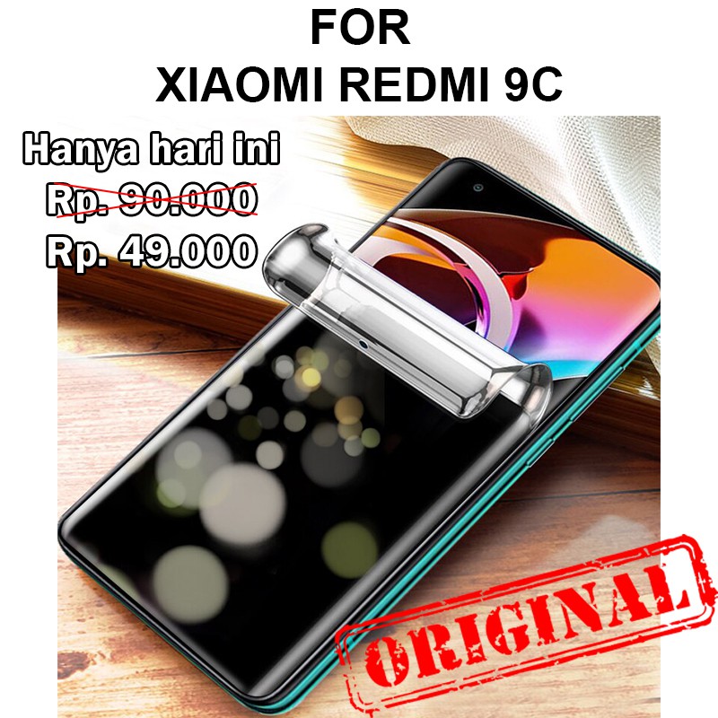 Hydrogel Anti Spy Xiaomi Redmi 9 9A 9C anti gores hp full body layar