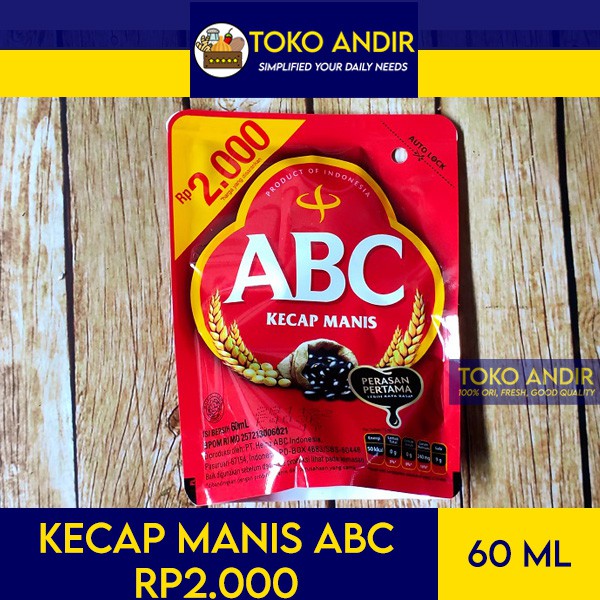 

ABC Kecap Manis Rp 2.000 60ml