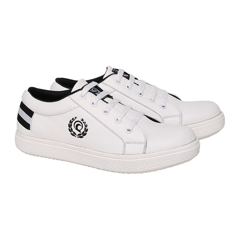 white formal trainers