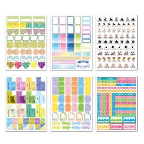 Planner Stickers - Bullet Journal Sheets BJS-02 (12sheets=730pcs)