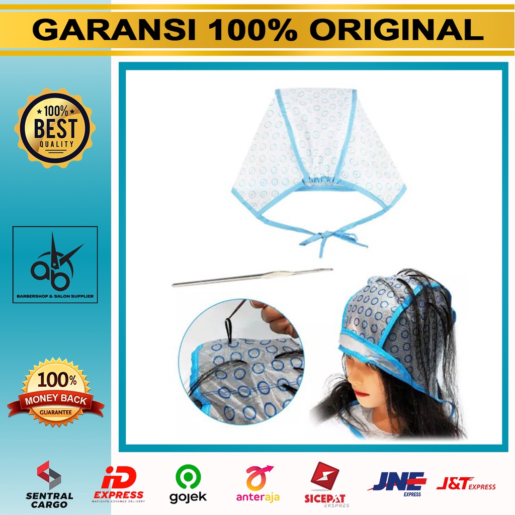 Topi Highlight Semir Cat Rambut Barbershop Salon