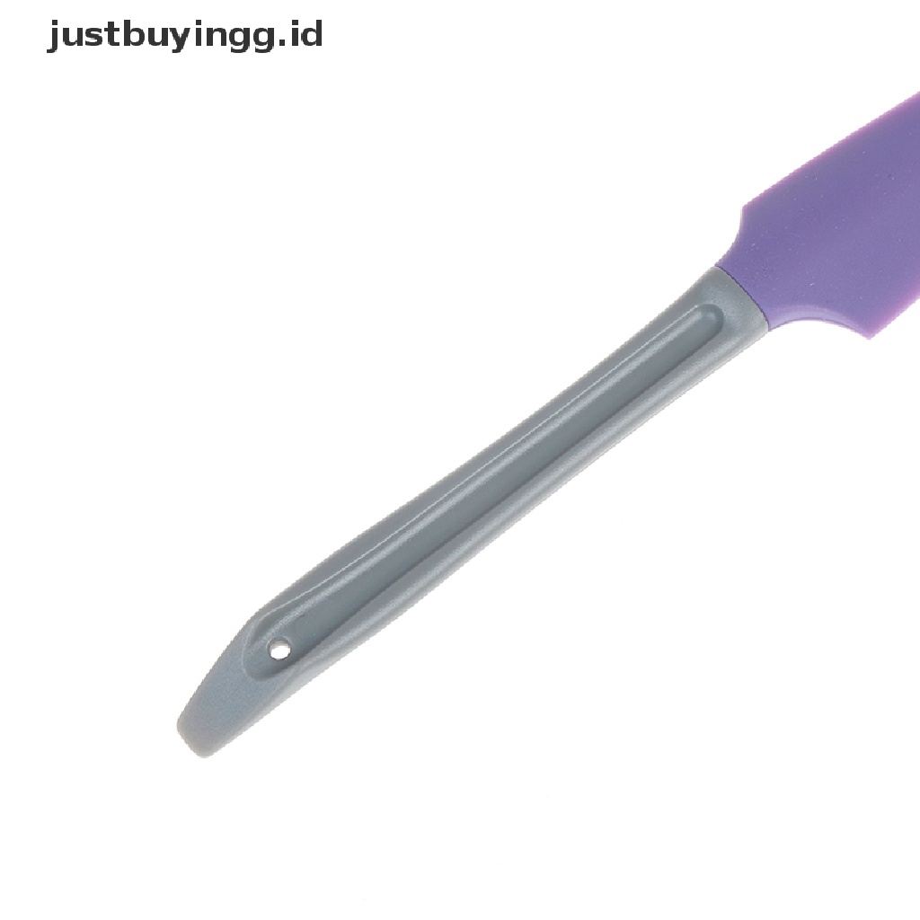 (Justbuyingg.Id) 1pc Spatula / Scraper Krim / Mentega / Adonan Kue Mini Bahan Silikon