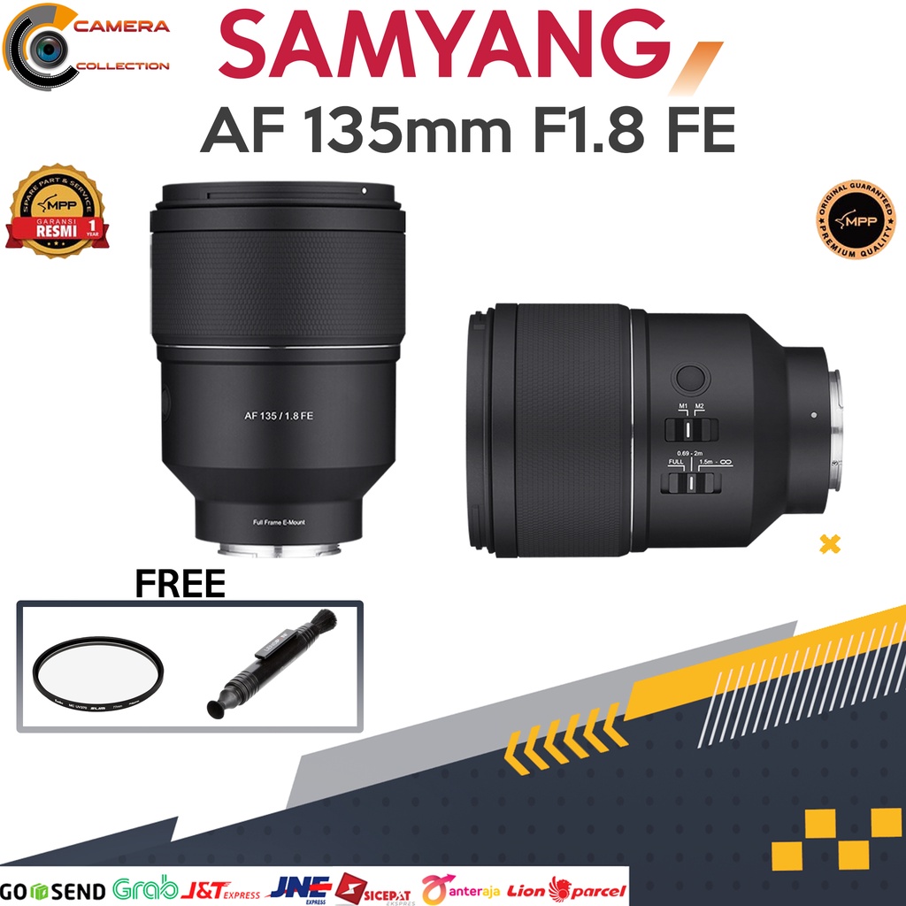 Samyang AF 135mm F1.8 FE / Samyang AF 135mm F1.8 For Sony FE / Lensa Samyang AF 135mm F1.8 FE