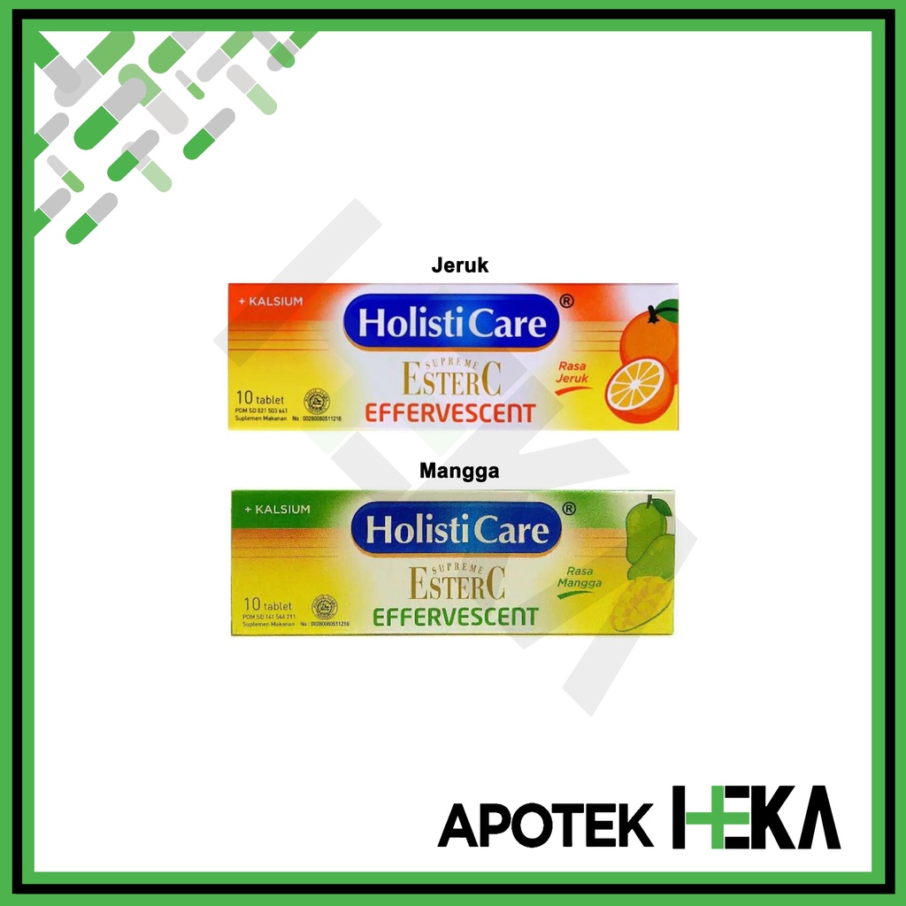 Holisticare Effervescent 10 Tablet - Vitamin C Daya Tahan Tubuh (SEMARANG)