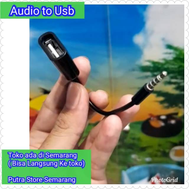 Kabel Audio to Usb / Audio Usb jack 3.5 to Usb