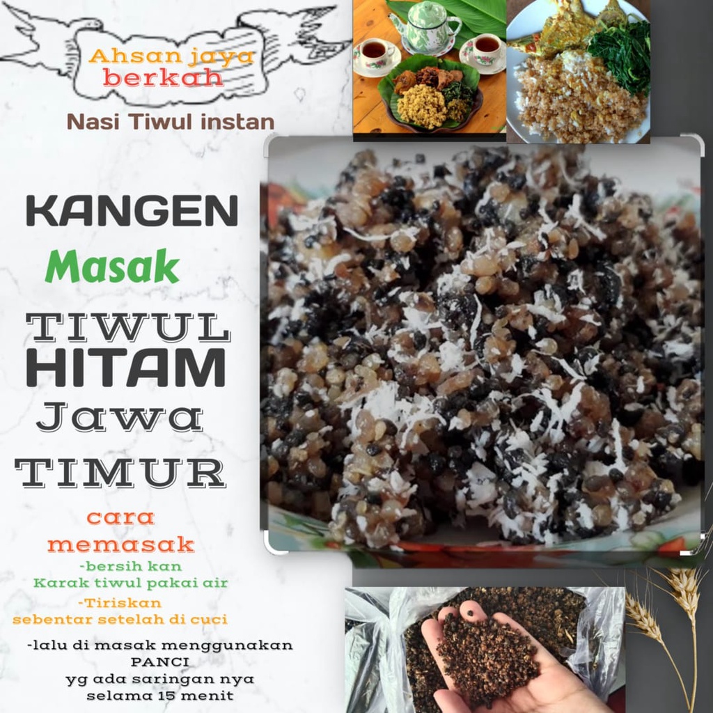 

NASI TIWUL SINGKONG HITAM INSTAN 500gram