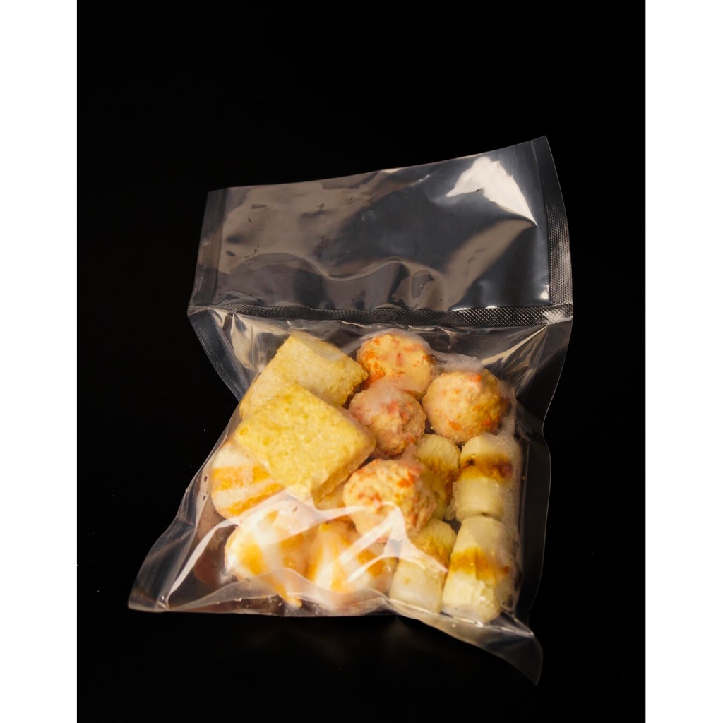 

Assorted Steamboat Balls Bakso Dumpling Keju Chikuwa Seafood Tofu Tahu Salmon Balls Suki Sauce