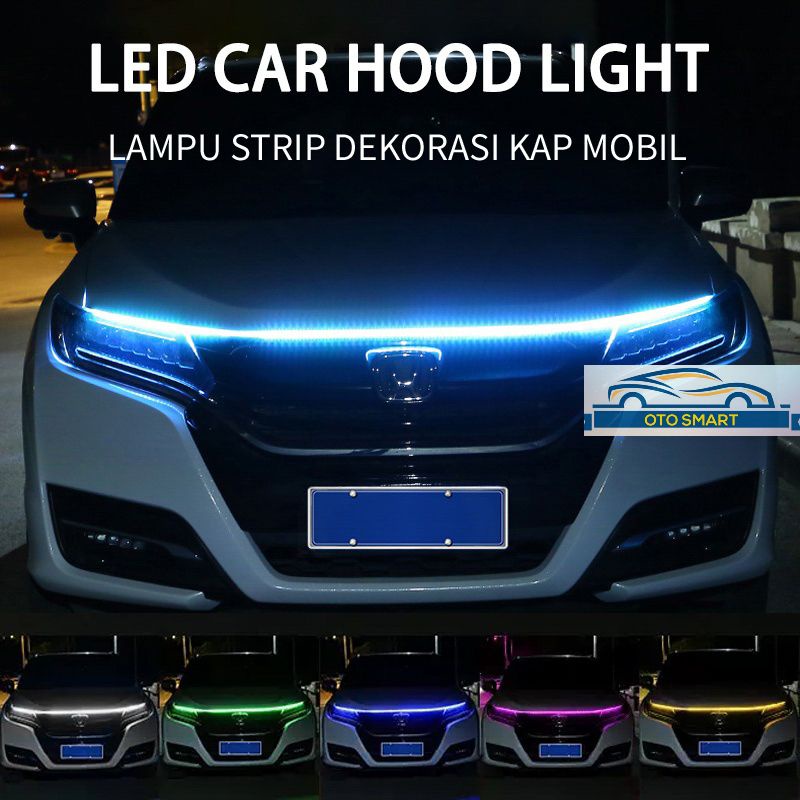 LAMPU STRIP LED FLEKSIBEL UNIVERSAL UNTUK DEKORASI MOBIL / LAMPU STRIP NEON 12V