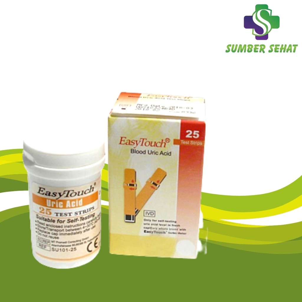 EASY TOUCH URIC ACID BOTOL 25 STRIP
