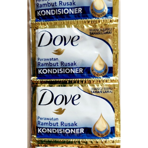 Dove Shampoo All Varian renceng 8 ml x 12 pcs