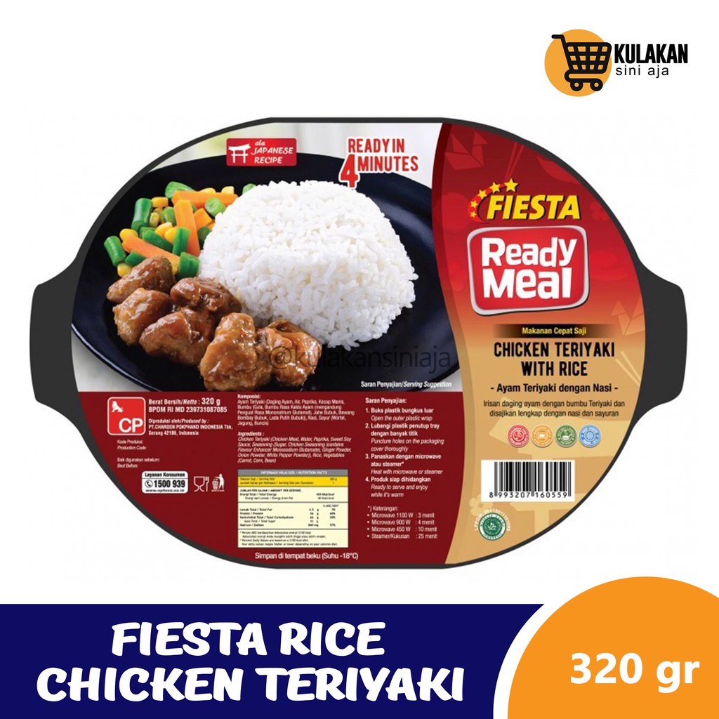 

FIESTA Ready Meal Rice With Chicken Teriyaki 320gr