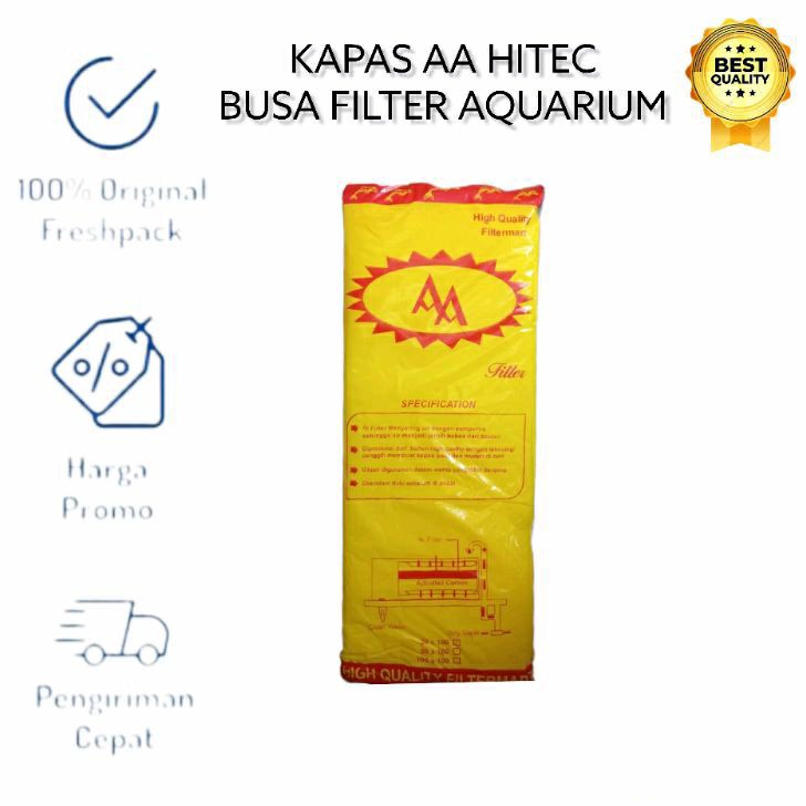 AA KUNING HI TECH HITECH KAPAS BUSA MEDIA FILTER KOLAM AQUARIUM