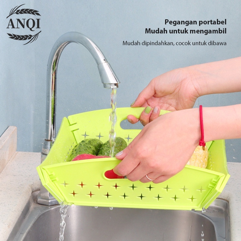 ANQI 1888 Talenan Lipat Multifungsi 3 In 1 Talenan Plastik VS-48