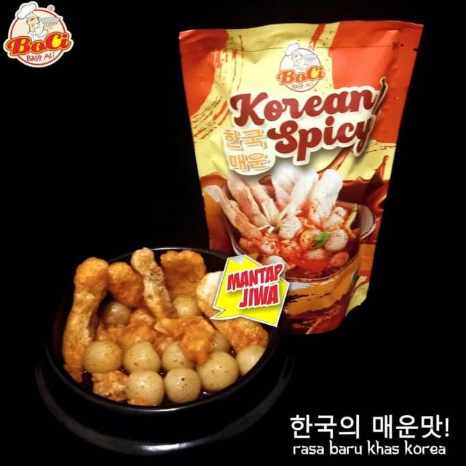 

Boci Korean Spicy Baso Aci Asli Garut Pedas