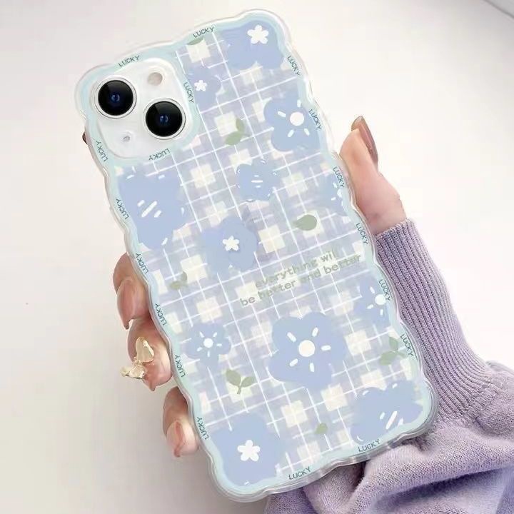 Folower Soft Case Transparan Untuk IPhone 13 12promax SE2 2020 11 Pro MAX 6S 7 8 Plus XR