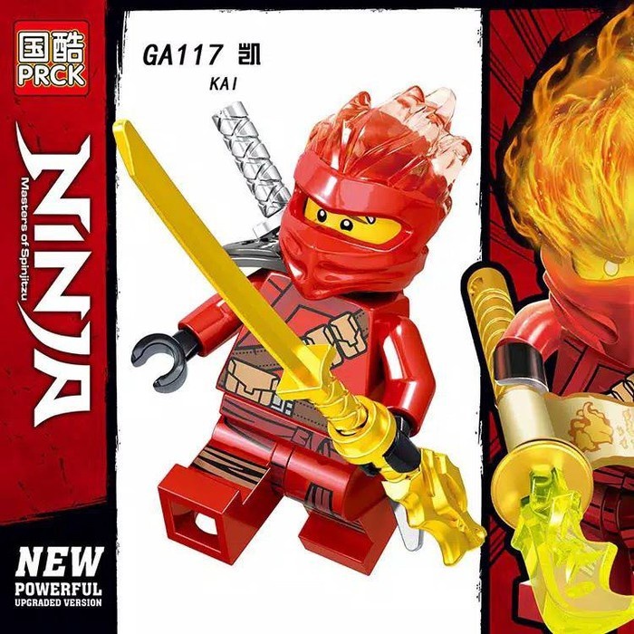 Lego Ninjago Kai Api Minifigure Ninja Movie Jay Gwen Noir Wasp Nya Mario