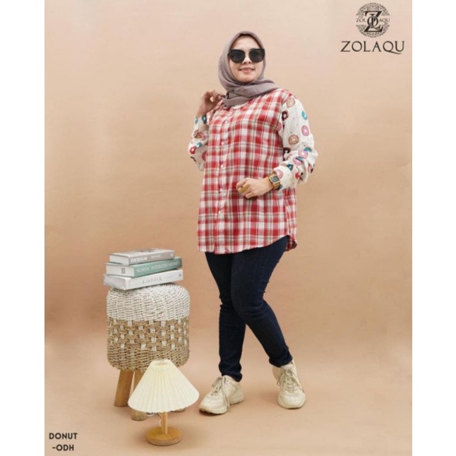 TERBARU KEMEJA WANITA TERLARIS ORI ZOLAQU