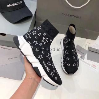  Sepatu  Olahraga  Model Kaus Kaki Ukuran  35  44 Warna Hitam 