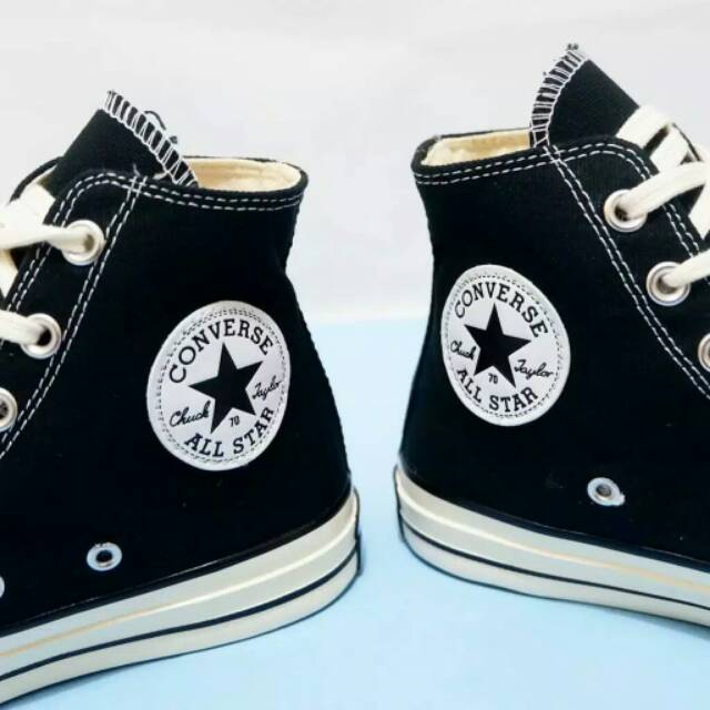 Converse 70s Black Egret high