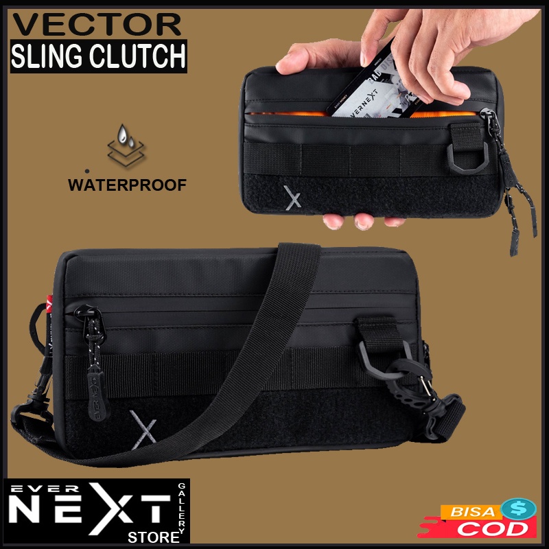 Promo tas sling pouch clutch bag unisex pria wanita waterproof kekinian terbaru tas hanbag pria multy fungsi tas selempang pria pouch bag tas dompet tangan pria tas sling pouch wallet pria waterproof anti air kualitas distro