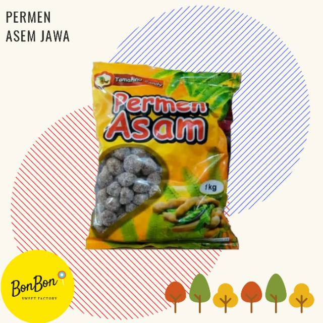 

Permen Asam Jawa Bulat / Asem Bulet / Permen Tamarin