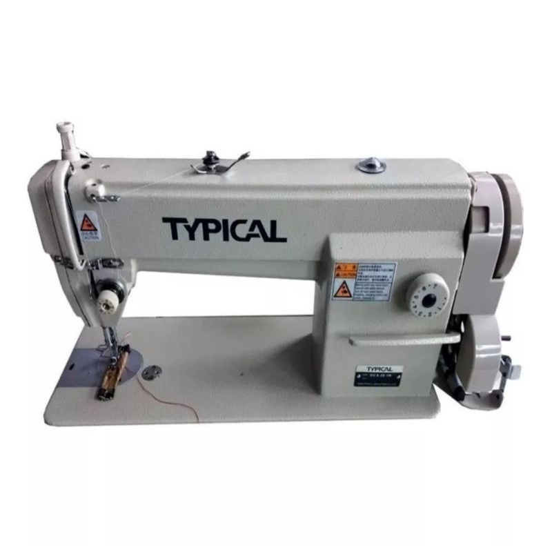 Mesin Jahit Jarum 1 Bahan Tebal Kulit Jean Typical GC628-1H Meja Kaki Import Dinamo Servo