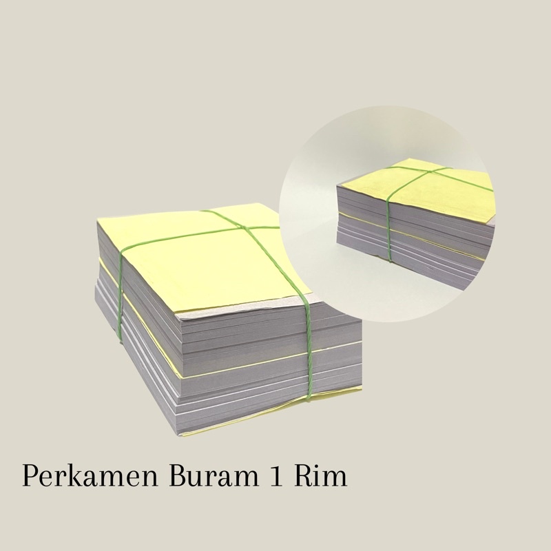 Kertas Perkamen Buram / Kertas Puyer Obat