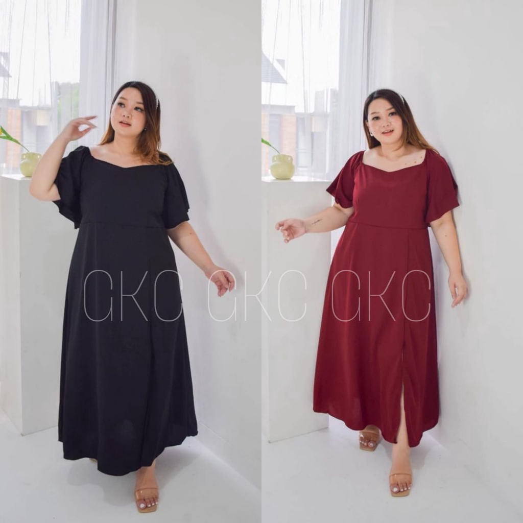 Ruby Dres Jumbo Dress Jumbo Wanita | Dress Big Size | Dress Korea Korea Style | Plus Size Clothing