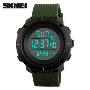 Jam Tangan SKMEI Casual Silicone Strap Watch Anti Air 50m GREEN 1213 DG1213 terbatas