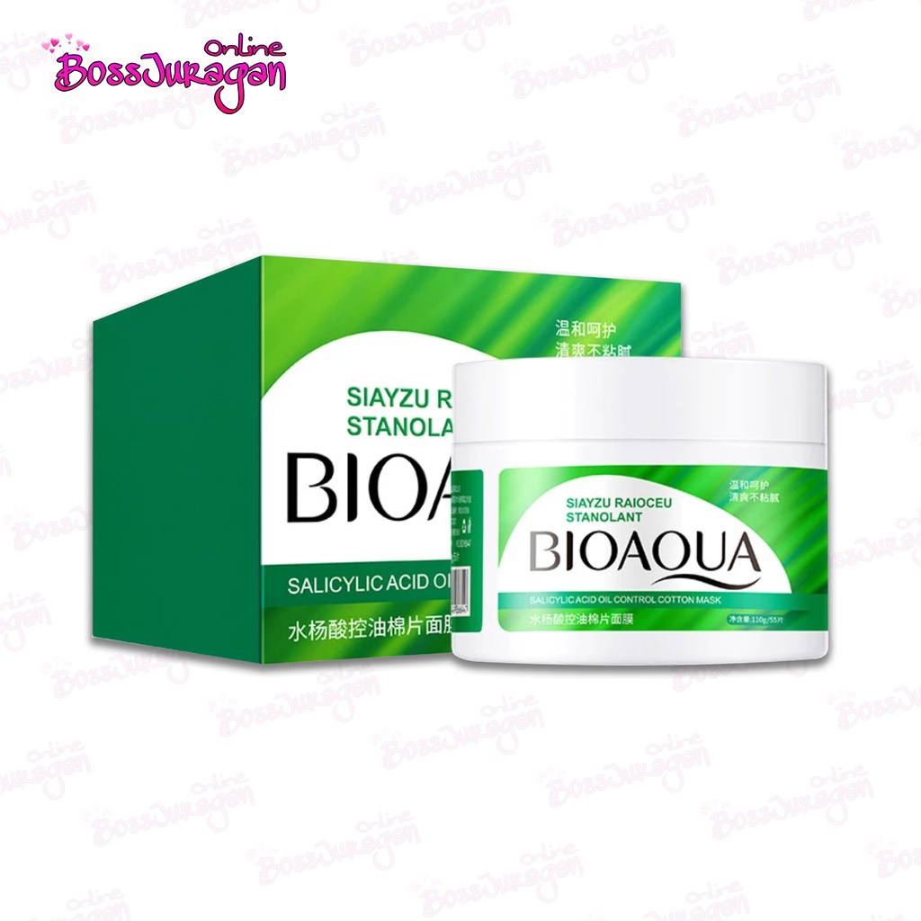 (BOSS) BIOAQUA CLEANSING AND SKINCARE, SALYCYLIC ACID OIL CONTROL COTTON MASK