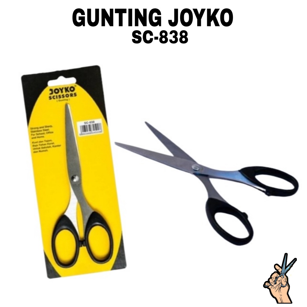 

Gunting Kertas / Pemotong Kertas Tanggung SC 838 Joyko